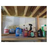 amonia car wash garage fluids top shelf