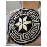 round area rug star center