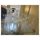crystal wine & champagne glasses 6 of each