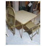 card table w 2 chairs