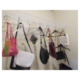 assorted purses