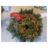 3 christmas wreathes