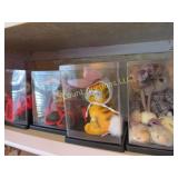 Garfield plush teddy bear 2 handmade dolls