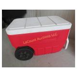 Coleman wheeled pull along cooler
