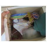 assorted glass for stained glass projects