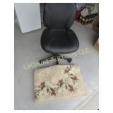 office chair & rug