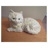 cast iron cat door stop figure