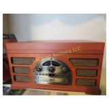 Crosley radio record player compact disc player