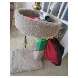 mini cat tower tunnel & lint rollers