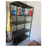 metal shelving unit only