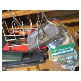 office supplies binders TV antenna misc