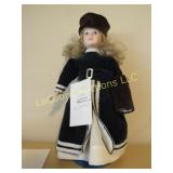 Lara from Dr Zhivago doll on stand