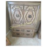 ornate armoire dresser cabinet
