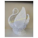 vintage swan TV television lamp