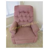 small tufted rocker recliner reclining chair