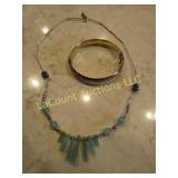 vintage jewelry necklace bracelet .925 1/20 10K