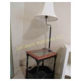 side table w lamp