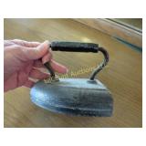 vintage sad iron door stop