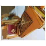 assorted arts & crafts frames