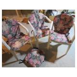 assorted lawn camp chairs w cushions