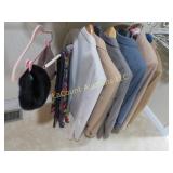 mens suit jackets ties womens hats misc