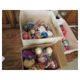 Vintage christmas decor  ornaments 3 boxes