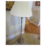 brass floor lamp w shade