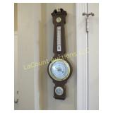 vintage barometer thermometer