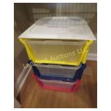 plastic storage drawer unit