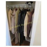 assorted coats jackets hat umbrella London fog