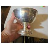 287 grams sterling silver footed dish Kirk & Son