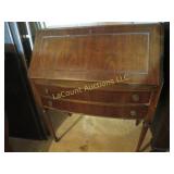 antique small drop fromt writing desk