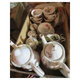 tea set teapot cups saucers extra teapot