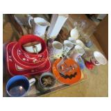 cherry plates vases mugs misc glassware