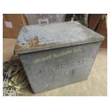 vintage Mt Ararat Farm milk box  w contents
