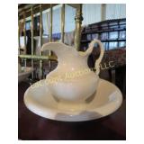 vintage water pitcher basin