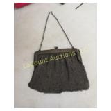 vintage sterling silver mesh purse hand bag 183g