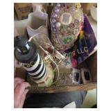 trench art vase lighthouse light pitcher  misc