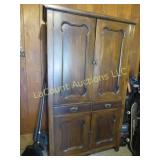 vintage double door w drawer converted pie cabinet