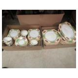 2 boxes china set Crown Ducal