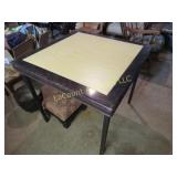 vintage folding card table