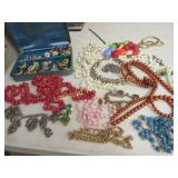 assorted costume jewelry necklaces earrings
