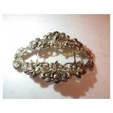 sterling silver hair piece bun holder 54 grams