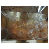 assorted wine glasses champagne flutes