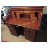 antique tru roll top desk beautifuil piece