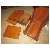 wood paper holders baby doll cradle