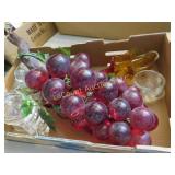 vintage acrylic grapes Fenton trype shoes