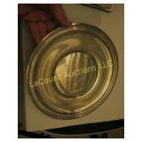 monogramed sterling silver plate 371 grams