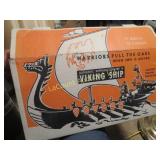 Renwal Viking ship warrior pull the oars in box