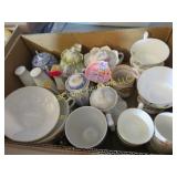 tea cups salt pepper sugars misc